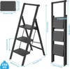 XINZI Escabeau 3 marches pliable avec main courante, Voir les images du produit 2