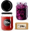Zavarovacie poháre KADAX s viečkom "Jukka", poháre na džem, Náhľad obrázku produktu 1
