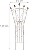 Graticcio Relaxdays, set da 2, metallo, stile vintage, A x Anteprima dell’immagine prodotto 4