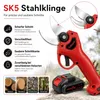 21V Elektrische Gartenschere, Akku-Astschere Brushless, Produktbild-Vorschau 5
