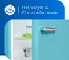 Exquisit Retrokühlschrank RKS120-V-H-160F taubenblau | Produktbild-Vorschau 5
