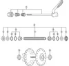 SHIMANO HB-M475 tarcza koła przedniego 6-otworowa, 100 mm, Podgląd zdjęcia produktu 2