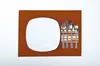 Platzdeckchen Tischset orange 32,5x45 cm PVC Polyester Produktbild-Vorschau 2