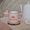 Tazza in smalto look "A cup full of sunshine" (Una tazza Anteprima dell’immagine prodotto 2
