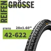 2x Continental Reifen Ride Tour Schwarz Reflex 28x1,60 Produktbild-Vorschau 3