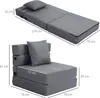 HOMCOM Poltrona letto Divano letto Divano letto singolo con Anteprima dell’immagine prodotto 3