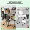Séchoir à linge VOUNOT® Tower, extensible avec ailes Voir les images du produit 5
