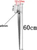 Aqbau® Einschlaghülse 50x50 Pfostenträger Bodenanker Produktbild-Vorschau 4