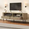 Merax Meuble TV avec 2 tiroirs et 5 pieds, meuble TV Voir les images du produit 5