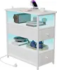 Table de chevet UnboxG 58 x 28 x 60,5 cm, blanche, 4 Voir les images du produit 12