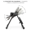 Kinderkraft TUMMIE Seggiolone regolabile 2-in-1 con vassoio Anteprima dell’immagine prodotto 6