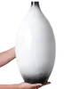BELIANI Dekovase Schwarz/Weiß aus Terrakote Robuste Form 46 Produktbild-Vorschau 5