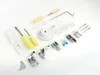 A collection of sewing machine accessories laid out on a white background. Produktbild-Vorschau