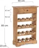 Stojan na víno CORTEZ | 85x55cm(VxŠ) Dřevěný stojan na Náhled obrázku produktu 2