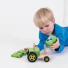BigJigs Holz Stapeltraktor Lernspielzeug Traktor Produktbild-Vorschau 2