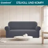 Voděodolný potah na pohovku z elastického žakárového Náhled obrázku produktu 2