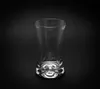 A clear glass tumbler sits on a black background. Podgląd zdjęcia produktu