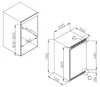 Amica - UVKSD 351 961 - Unterbau-Kühlschrank - Dekorfähig Produktbild-Vorschau 5