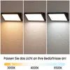 LUMILED Außenwandleuchte 20W Modern 230V 3000 K-6500 K Produktbild-Vorschau 16