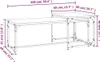 vidaXL Salontafels, 2 stuks, bruin, eikenlook, houtvezel Productafbeelding-voorbeeld 8