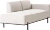 BELIANI Chaiselongue Rechtsseitig Hellbeige Stoffbezug Produktbild-Vorschau 4