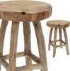 H&S Collection Hocker 42 cm Teakholz Produktbild-Vorschau 2