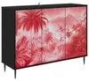 vidaXL Sideboard AACHEN Schwarz Eichen-Optik 102 x 33 x 76 Produktbild-Vorschau 2