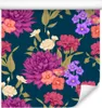Tapeta Ścienna KWIATY Fiołki Liście Styl Vintage Ozdoba Podgląd zdjęcia produktu 1
