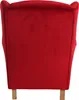 Max Winzer Ohrenbackensessel Lorris - Samtvelours rot - Produktbild-Vorschau 4