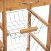 Beistelltisch großes modell schubladen/körbe bambus - 5 Produktbild-Vorschau 5