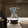 400ml Glas Hand Drip Kaffeemaschine Filterkanne mit Skala Produktbild-Vorschau 6