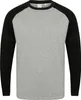 Skinnifit Herren Raglan Baseball T-Shirt, langärmlig RW4742 Produktbild-Vorschau 1