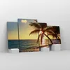 Bild auf Leinwand - Leinwandbild - Wolke exotischer Palm- Produktbild-Vorschau 4