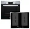 Herdset Bosch Backofen Teleskopauszug 3DHeißluft + Produktbild-Vorschau 2