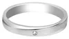 Akzent Damen-Partnerring, Edelstahl, Similibesatz, Produktbild-Vorschau 4
