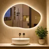 PESENXAN LED-Badspiegel, asymmetrisch, 80 x 53 cm, 3 Produktbild-Vorschau 7