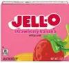Jell-O Strawberry-Banana Gelatin Dessert Wackelpudding 85g Produktbild-Vorschau 1