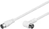 Goobay 67349 Câble d'antenne SAT coudé (80 dB), 2x blindé, Voir les images du produit 3