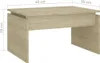 vidaXL Konferenční stolek Sonoma Dub 68x50x38 cm Materiál Náhled obrázku produktu 7