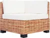 vidaXL Sofagarnitur 16-tlg. Natürliches Rattan Produktbild-Vorschau 3