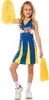 Cheerleader Kostüm Blue Arrow für Kinder Produktbild-Vorschau 1
