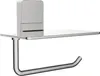 A chrome toilet paper holder with a small shelf. Náhled obrázku produktu