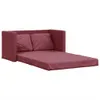 vidaXL Bodensofa mit Schlaffunktion Weinrot 112x174x55 cm Produktbild-Vorschau 15
