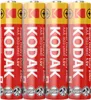 Four Kodak AAA batteries lined up against a white background. Anteprima dell’immagine prodotto