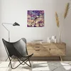 Wanduhr - Quadrat - Glasuhr - Graffiti modern - 40x40cm - Produktbild-Vorschau 6