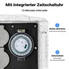 2-fach Gartensteckdose Außensteckdose Kunstharz Produktbild-Vorschau 4