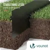 VOUNOT® 10er Set verzinkt Metall Rasenkante Beeteinfassung Produktbild-Vorschau 6