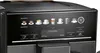 Close-up of a modern coffee machine's control panel with a digital display showing various coffee options. Produktbild-Vorschau