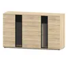 AX LIVING Formilo Buffet Commode chene Sonoma avec tiroir Voir les images du produit 2