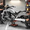 HOMCOM Motorfietslift, draagvermogen 500 kg, verstelbare Productafbeelding-voorbeeld 2